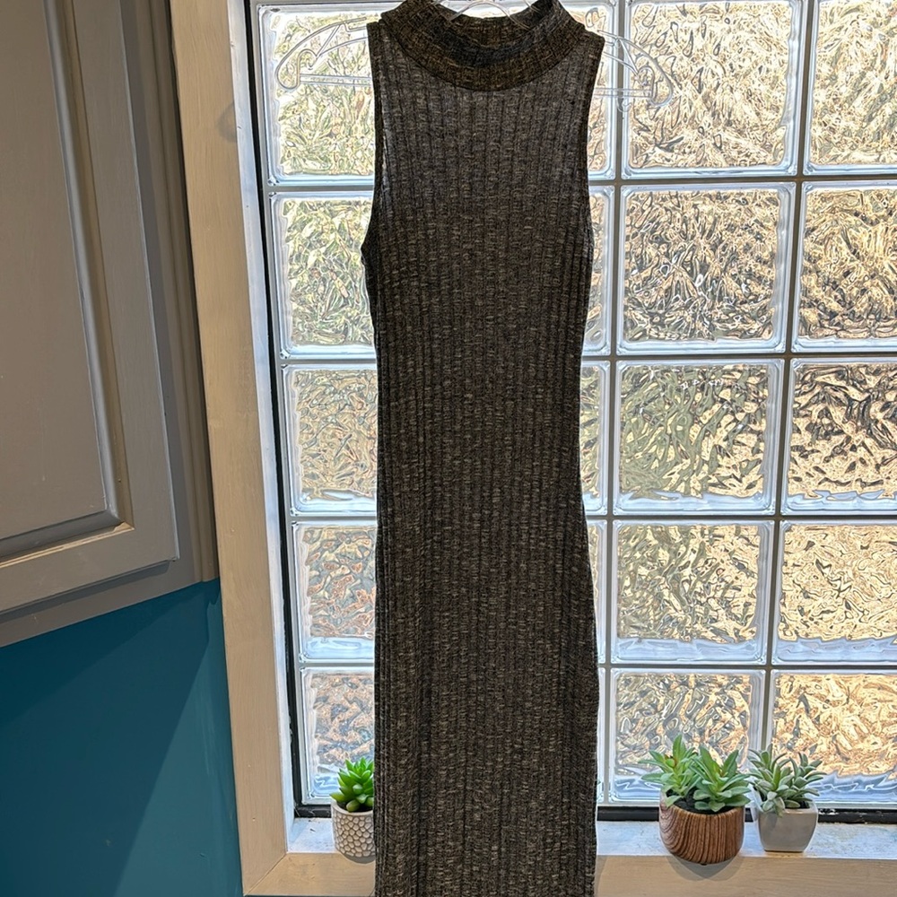 Long gray dress